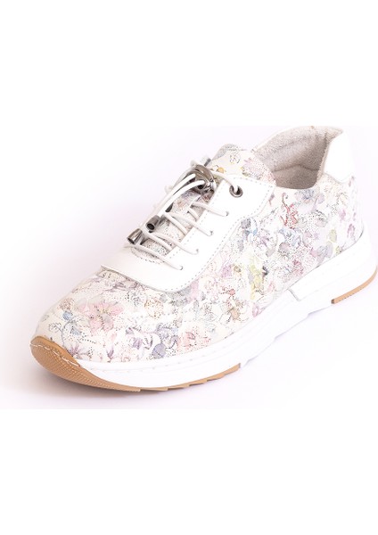 Hakiki Deri Kadın Sneaker Ayakkabı 25KHMS383 fiyatları