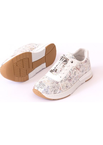 Hakiki Deri Kadın Sneaker Ayakkabı 25KHMS383 modelleri