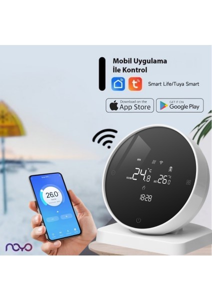 No.1 Wifi Akıllı Kablosuz Dijital Oda Termostatı