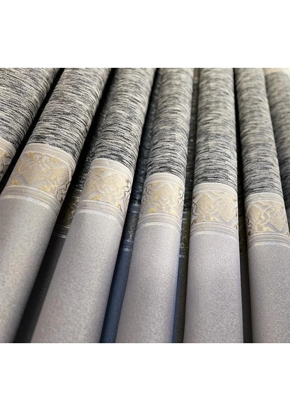 Nivemeshome Likya FT632120 V-5403 Gümüş 1/3 Sık Pileli Fon Perde Apm