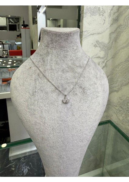 Minimal Lotus Gümüş Kolye fiyatları