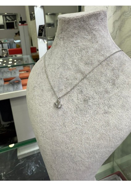 Minimal Lotus Gümüş Kolye fırsatları