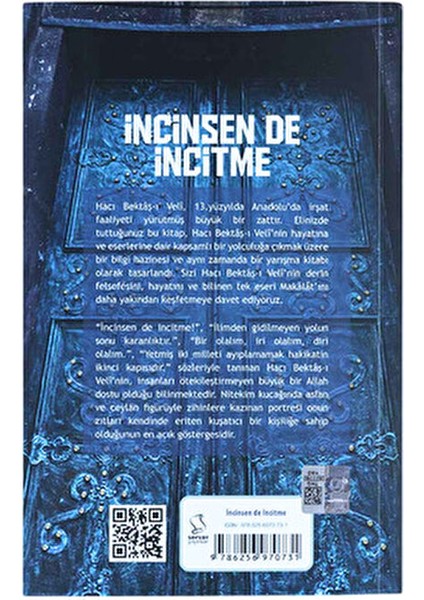 İncinsen de İncitme Hacı Bektâş-ı Velî Yetişkin Düzey 224 Sayfa 2024 Yayın Tarihli modelleri