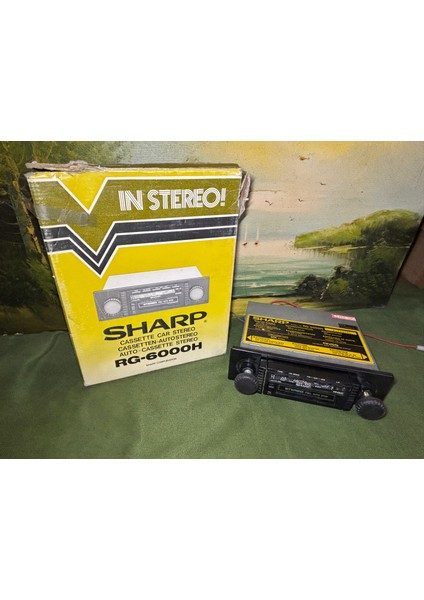 Sharp RG-6000H Antika Oto Radyo ve Teyp Kasetçalar - Sorunsuz Çalışır Durumda indirimleri