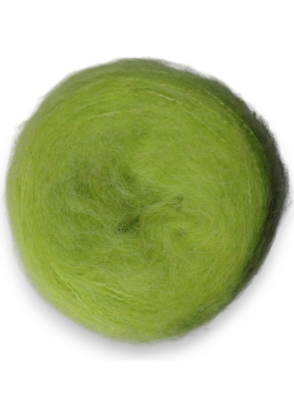 Limon Yeşili, Ince Kalınlıkta, Bol Tüylü, Moher Örgü Ipi (500 Gr.) modelleri