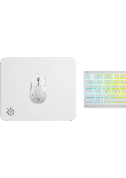 Qck M - White SSMP63461 Oyun Mousepad modelleri