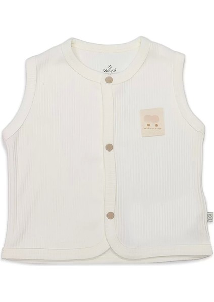 Modal Flying Balloons Bebek Yelek BS18110 Ekru