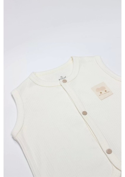 Modal Flying Balloons Bebek Yelek BS18110 Ekru modelleri