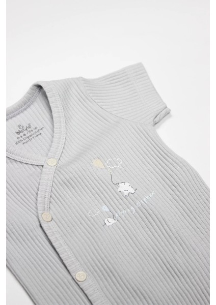 Flying Elephant 2'li Yarım Kol Badi 17117 Ekru Gri fiyatları