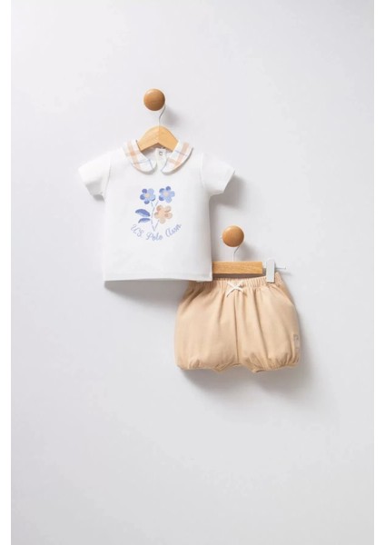 U.s Polo Bebek 2'li Takım USB2380 Beyaz