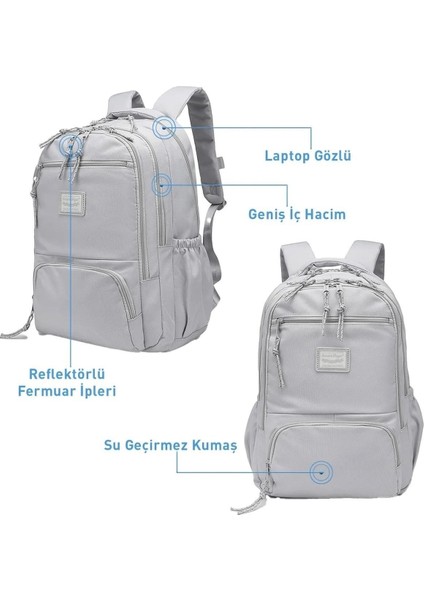 Smart Bags Okul Sırt Çantası Geniş Hacimli Yandan Cepli indirimleri