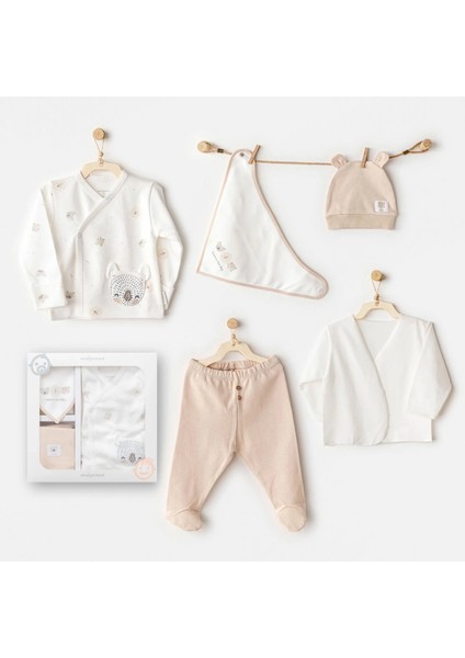 Happy Animals 5'li Hastane Çıkışı Ekru