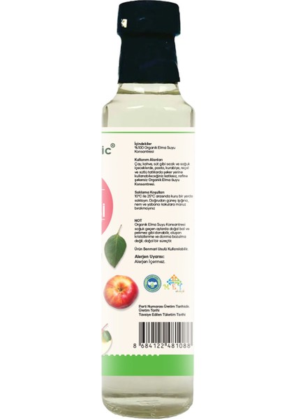 Organik Elma Suyu Konsantresi 330 gr modelleri