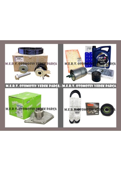 Megane 3 - Fluence Komple Bakım Seti 1.5 Dci Euro 4