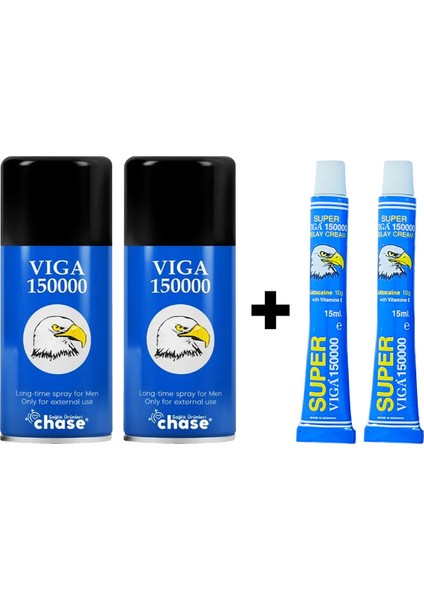 4lü Set - 150000 2 Sprey ve 2 Krem Özel Sprey + Krem Super Etkili Güç Gizli Gönderim