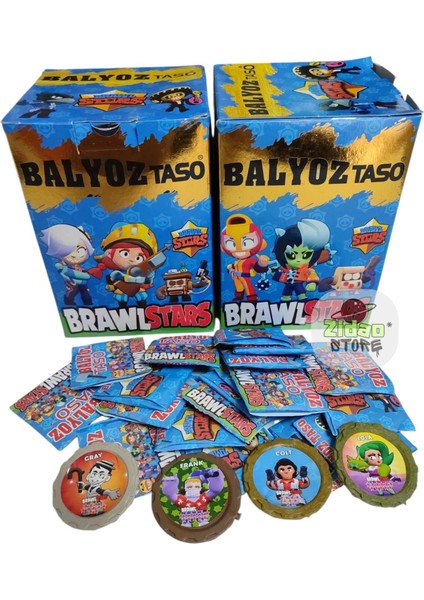 Brawl Stars Balyoz Taso 20 Adet | Mini Sürpriz Oyuncak ve Şeker Hediyeli | Hediye Paketli Oyun Kağıtları fırsatları