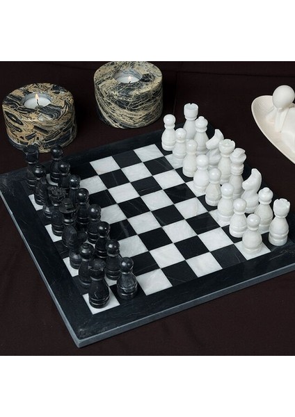 Chess Mermer Satranç Takımı L