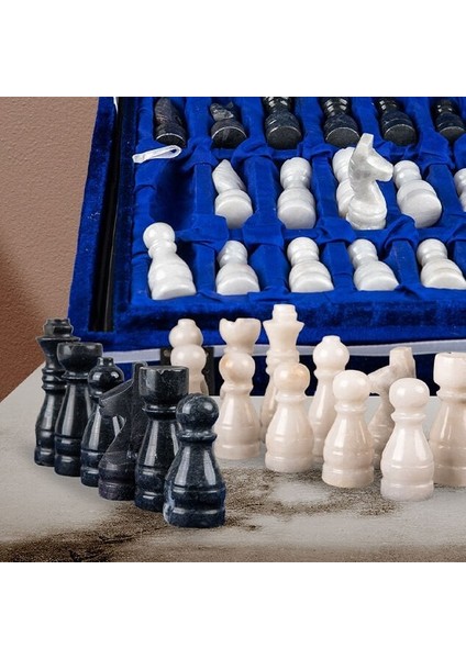 Chess Mermer Satranç Takımı M
