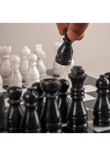 Chess Mermer Satranç Takımı M