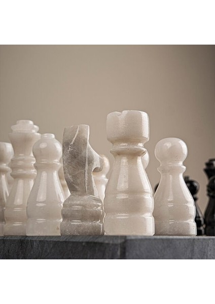 Chess Mermer Satranç Takımı M
