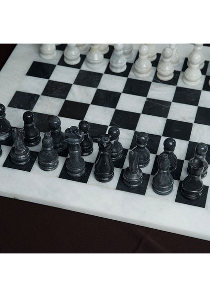 Chess Mermer Satranç Takımı M