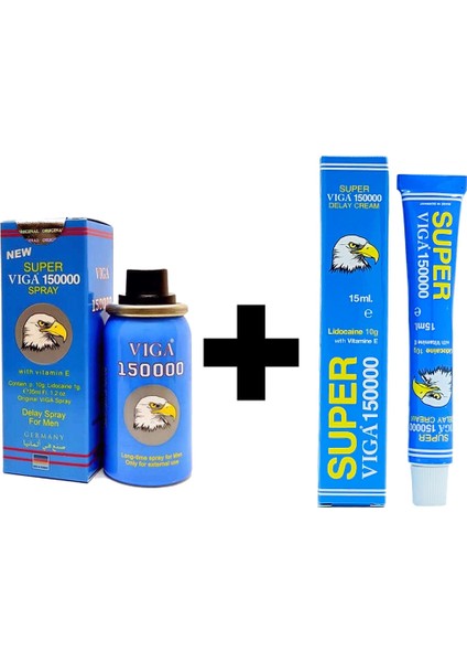 150000 Sprey ve Krem 2'li Set Özel Sprey + Krem Super Etkili Güç Gizli Gönderim