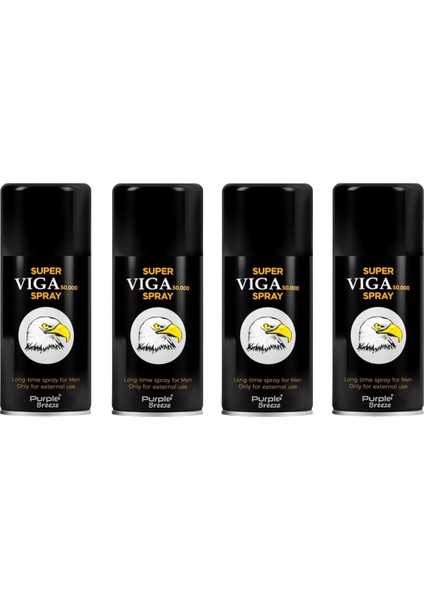 Erkeklere Özel Gecktirici 50000 Sprey - 4 Adet