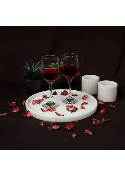 Mermer Tepsi Tabak Alexander Black