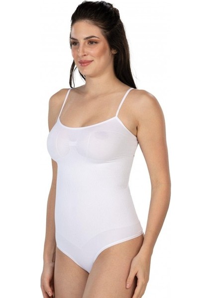 Ip Askıllı Ripli String Body Basicfit Ip Askılı Ripli String Body Uzun Ömürlü Kaşındırmaz Pamuk Kumaş Body Vücuda Oturan Rahat Kalıp