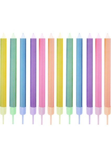Doğum Günü Mumları - Makaron 12LI fiyatları