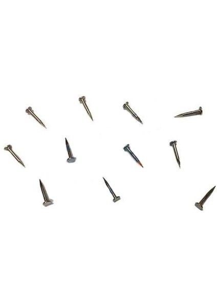 Klips, Menteşe, Ayağı Çivisi 9mm Çelik - Nikel 10GR