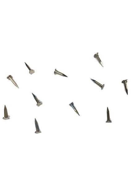 Klips, Menteşe, Ayağı Çivisi 7mm Çelik - Nikel 100GR