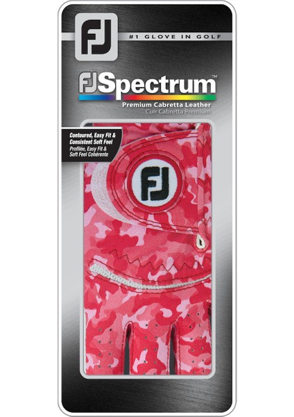 Spectrum Camo Kadın Golf Eldiveni 65800 Kırmızı Sol M fiyatları