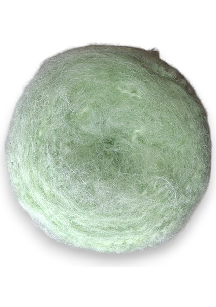 Su Yeşili Orta Kalınlıkta Moher Yün Örgü Ipi (500 Gr.) fiyatları