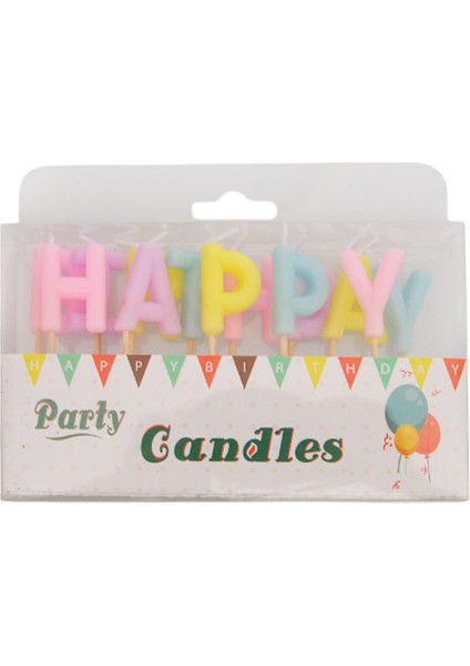 Happy Birthday Set Mum - Makaron Karışık Renk