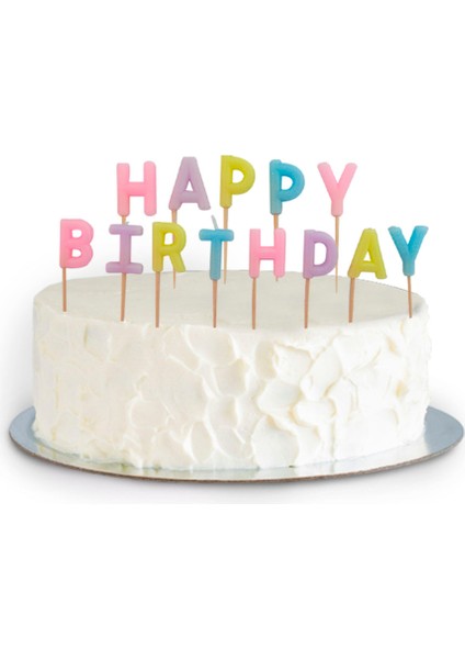 Happy Birthday Set Mum - Makaron Karışık Renk fiyatları