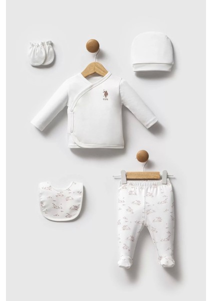 U.s. Polo Assn Hastane Çıkışı 5’li Set USB2705 Beyaz