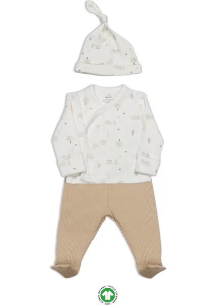 Bistyle Always Dream 3'lü Zıbın Takım 13110 Ekru Bej