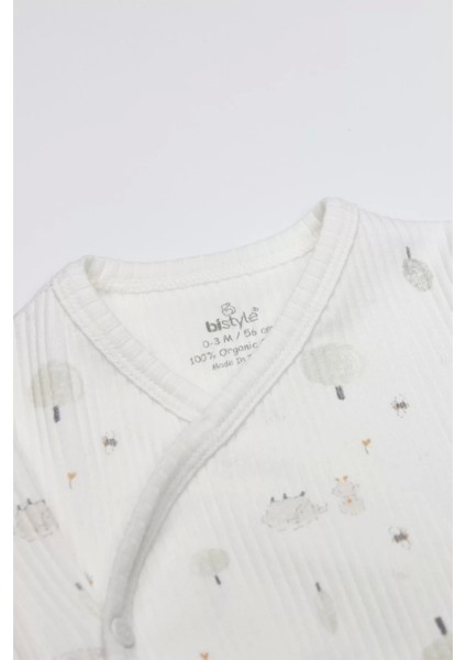 Bistyle Always Dream 3'lü Zıbın Takım 13110 Ekru Bej modelleri