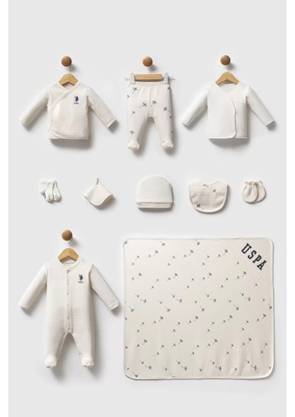 U.s. Polo Assn Hastane Cıkısı 10’lu Set USB2602 Ekru