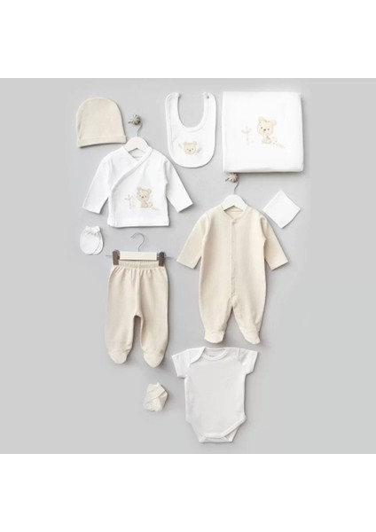 Bebitof Sevimli Kaplan 10 Parça Hastane Çıkışı 10095 Ekru