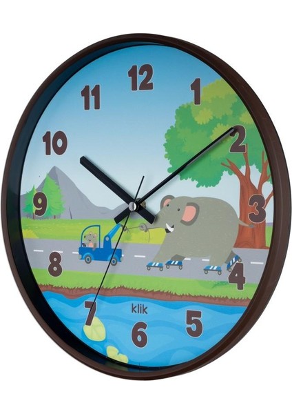 Slim Fil Çocuk Odası Duvar Saati fiyatları