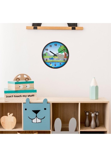 Slim Fil Çocuk Odası Duvar Saati modelleri