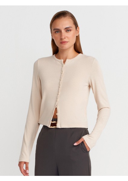 31413 Düğmeli Detaylı Hırka-Taş modelleri