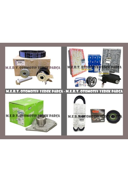 Megane 2 Komple Bakım Seti 1.5 Dci Triger Devirdaim Kayış Filtre 550374637