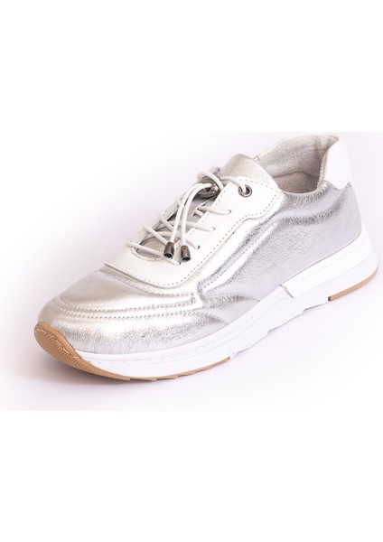 Hakiki Deri Kadın Sneaker Ayakkabı 25KHMS383 fiyatları