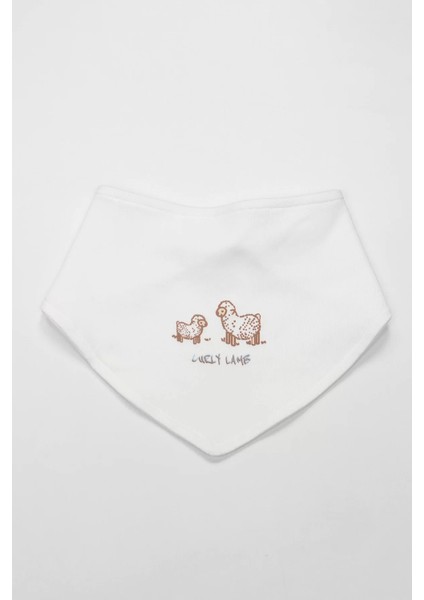 Bistyle Curly Lamb 3'lü Zıbın Takımı 13107 Bej Ekru