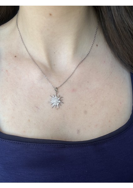 Silver Güneş Kolye