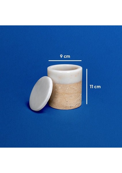Bicolore Kapaklı Mermer Kutu fırsatları