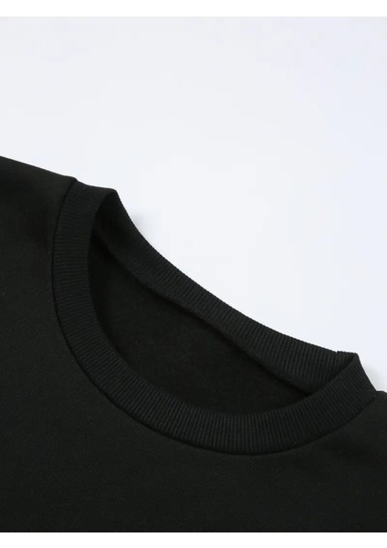 Sevgili Kombini 2'li Takım Sevgi Baskılı Bisiklet Yaka Sweatshirt Sevgililer Günü (Adet Fiyattır) fırsatları